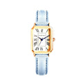 Fashion Retro Digital Dial Casual Watches Square Leather Strap Fashionable Clock Quartz Wristwatch for Women Gift mbzr