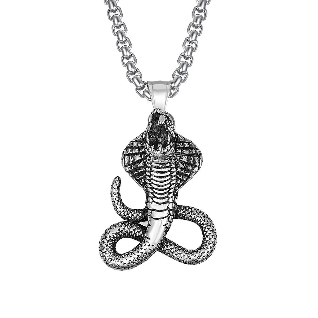 2025 New Hip Hop Retro Titanium Steel Necklace Stainless Steel Claw Totem Pendant