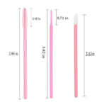 200pcs Disposable Brushes Set Mascara Wands Lip Brushes Microbrush Applicator Swab for Eyelash Extension Eyebrow Makeup Tools mbzr