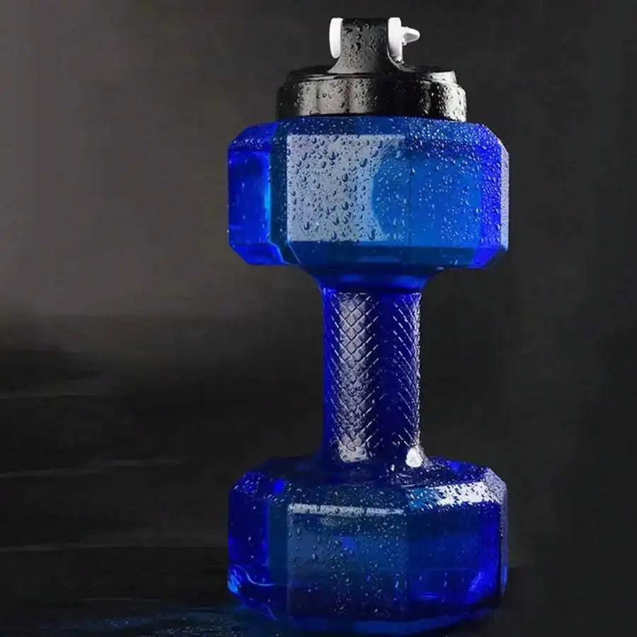 2.2L Dumbbell Shaped Kettle Sport Water Bottle Fitness Cycling Water Bottle Creative Summer Water Drinks Bottle mbzr