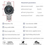 PAGANI DESIGN New Rock Blues Luxury Quartz Watch for Men Sports Chronograph AR Sapphire Crystal 2026 Luminous Wrist Watch Men Japan VK63