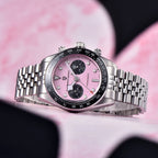PAGANI DESIGN Men Watches New Pink BB Panda Dial Chronograph Fashion Luxury Quartz Watch For Men VK64 Movt Waterproof Watch 2026