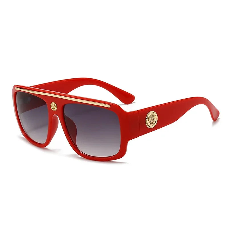 2026 Oversized Vintage Punk Sunglasses  Fashion Brand Luxury Designer Sunglasses Men Women  Summer Travel Outdoor Shades Glasses