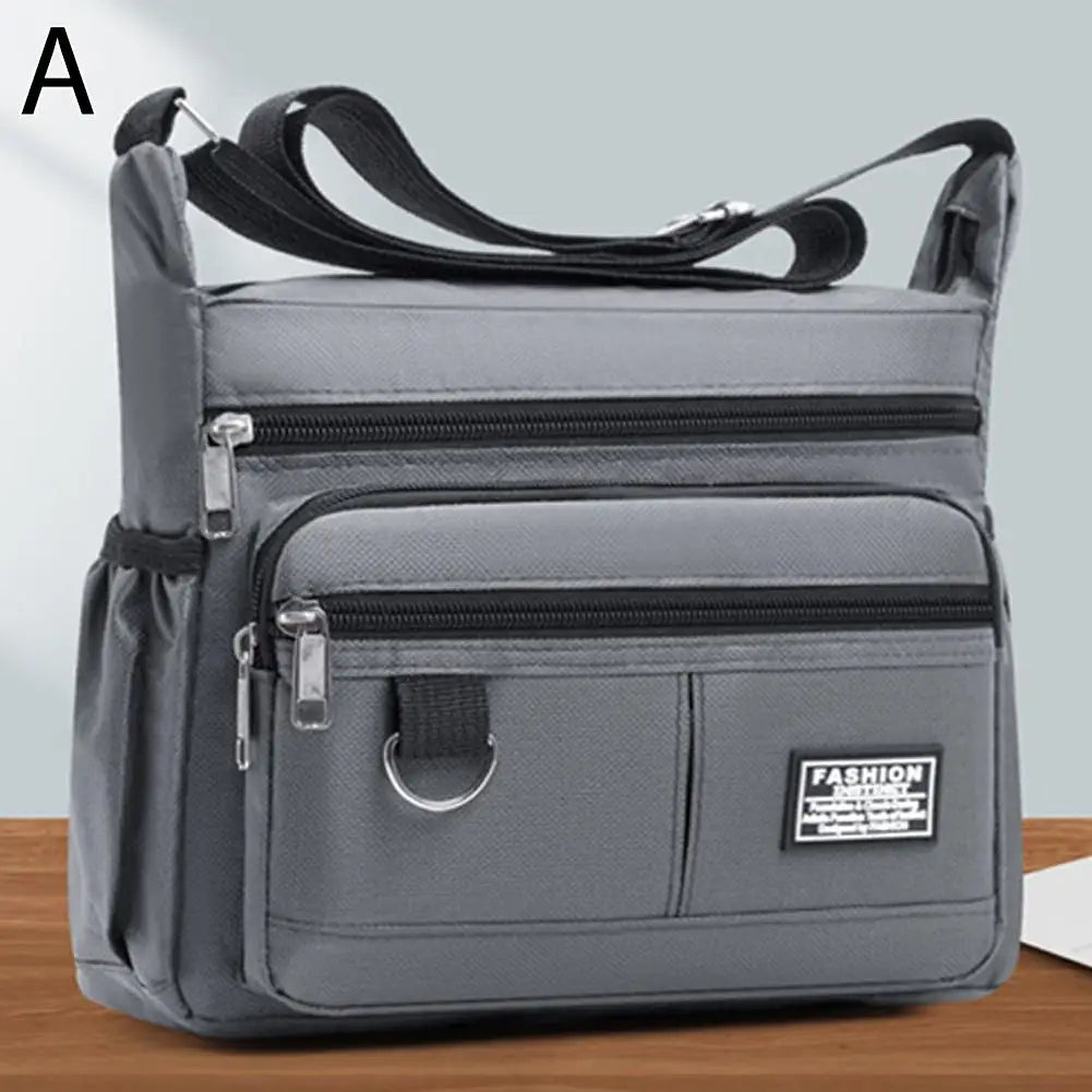 Men's Oxford Crossbody Bag – Multi-Pocket Business Shoulder mbzr