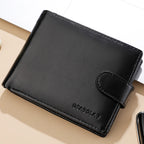 Men's Wallet Large Capacity Multi-Function Short Wallet Multi-slot Zipper Coin ID Credit Card Holder Men's Wallet mbzr