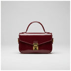 2026 Luxury Square Shoulder Bags for Women Trendy Patent Leather Small Flap Crossbody Bag Top-Handle Lock Buckle Handbag mbzr