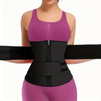 1pc Waist Trainer Slimming Body Shaper Fitness Belt Weight Loss Fat Burning Sport Girdle Sweat Trimmer Workout Cincher Shapewear mbzr