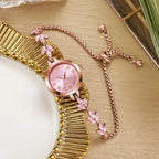 Elegant Women Watches Luxury Rhinestone Bracelet Bracelet Quartz Watch Reloj Mujer Girls Clock Gift（Without Box） mbzr