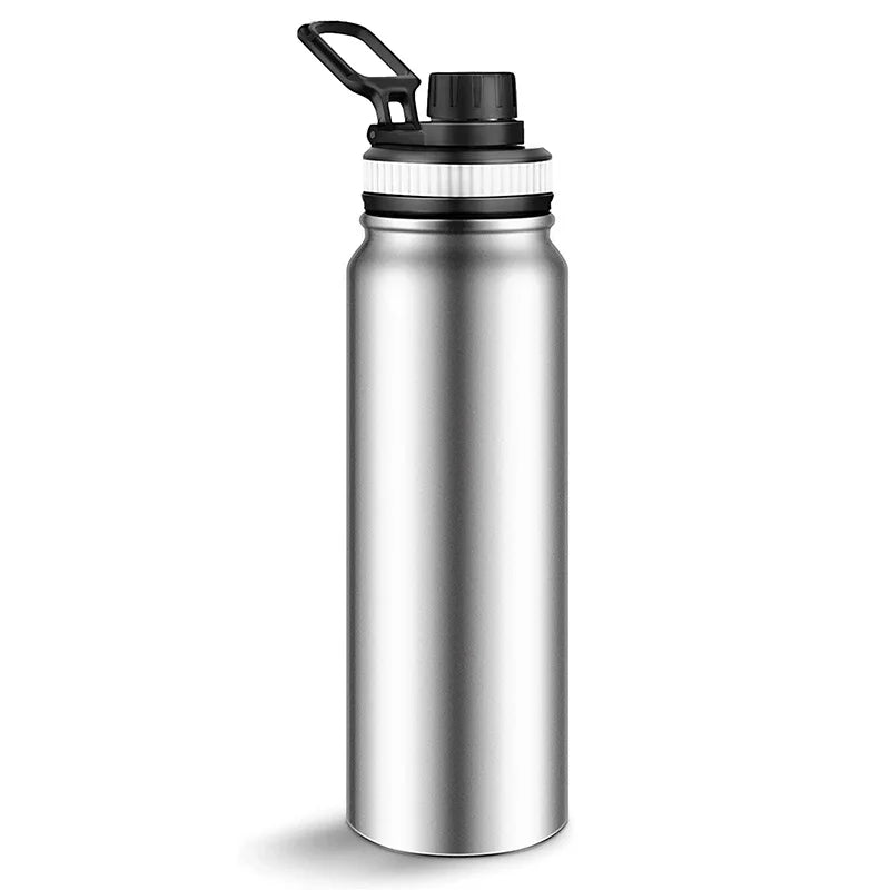 304 Stainless Steel Thermos Bottle Portable Double Wall Travel Mug Vacuum Flask Insulated Tumbler Water Bottle 600/800/1000ML mbzr