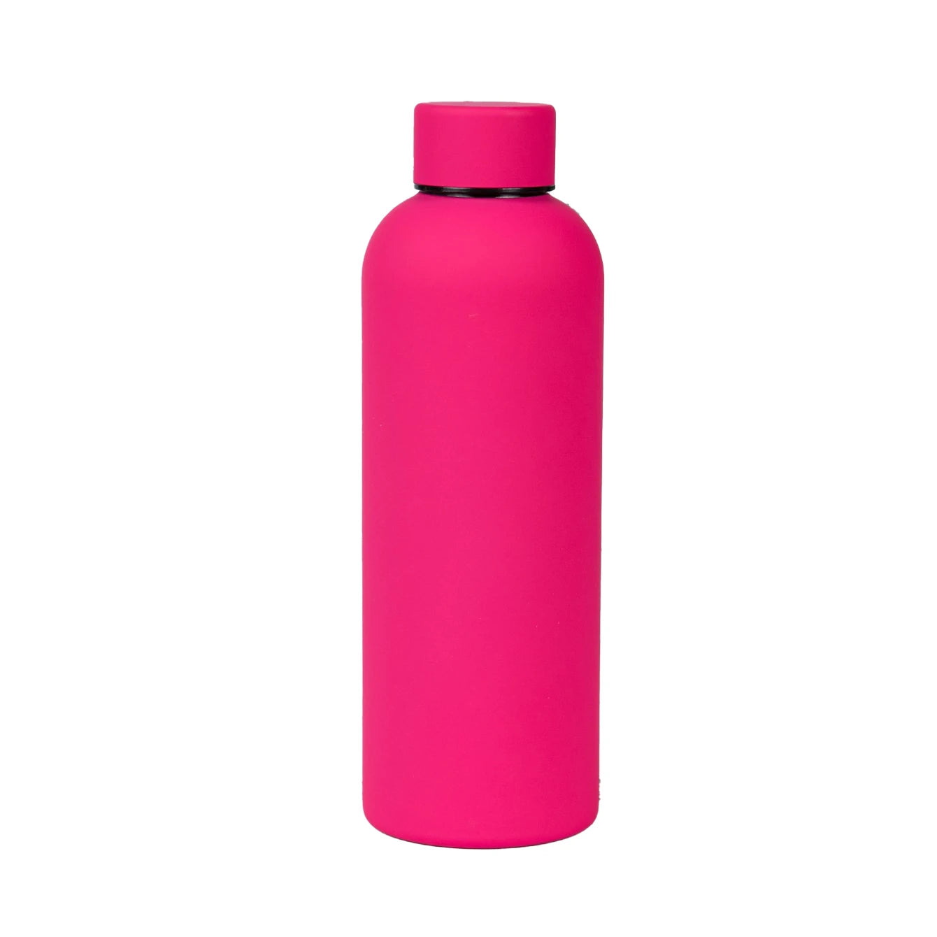 500/750ML Small Mouth Thermos Cup, Outdoor Stainless Steel Bottle, Rubber Paint Sports Kettle, Thickened Double Water Cup mbzr