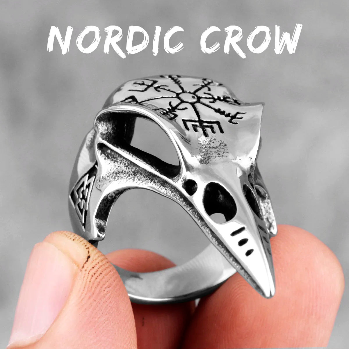 Stainless Steel Animal Rings Eagle Dog Dragon Bird Snake Hip Hop Trendy