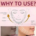 V-Shaped Cooling Slimming Face Mask: Removes masseter muscles, tightens double chin, burns facial fat, deeply hydrates, shaping bandage anti-aging beauty product, new product launch mbzr