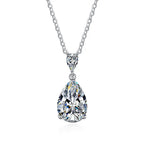 New 925 Sterling Silver VVS1 Moissanite Necklace Heart Pendant Chain Fine Jewelry for Woman Wedding Sparkling Classic party gift