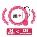 Weighted Fitness Circle Hoops for Adults Weight Loss Plus Size for Adults Smart Exercise 2 in 1 Adjustable with Detachable Knots mbzr