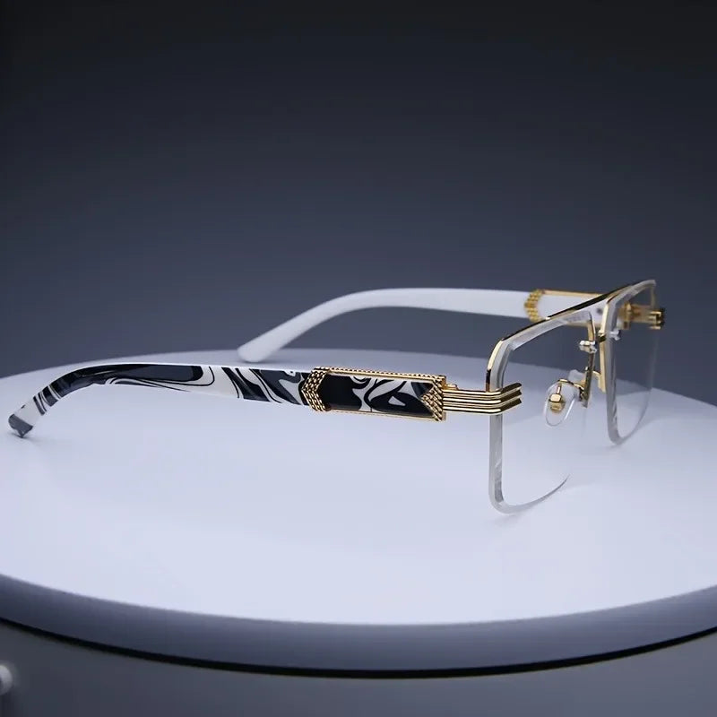 Fashion Rimless Sunglasses Populare Frameless Classic Small Square Shades