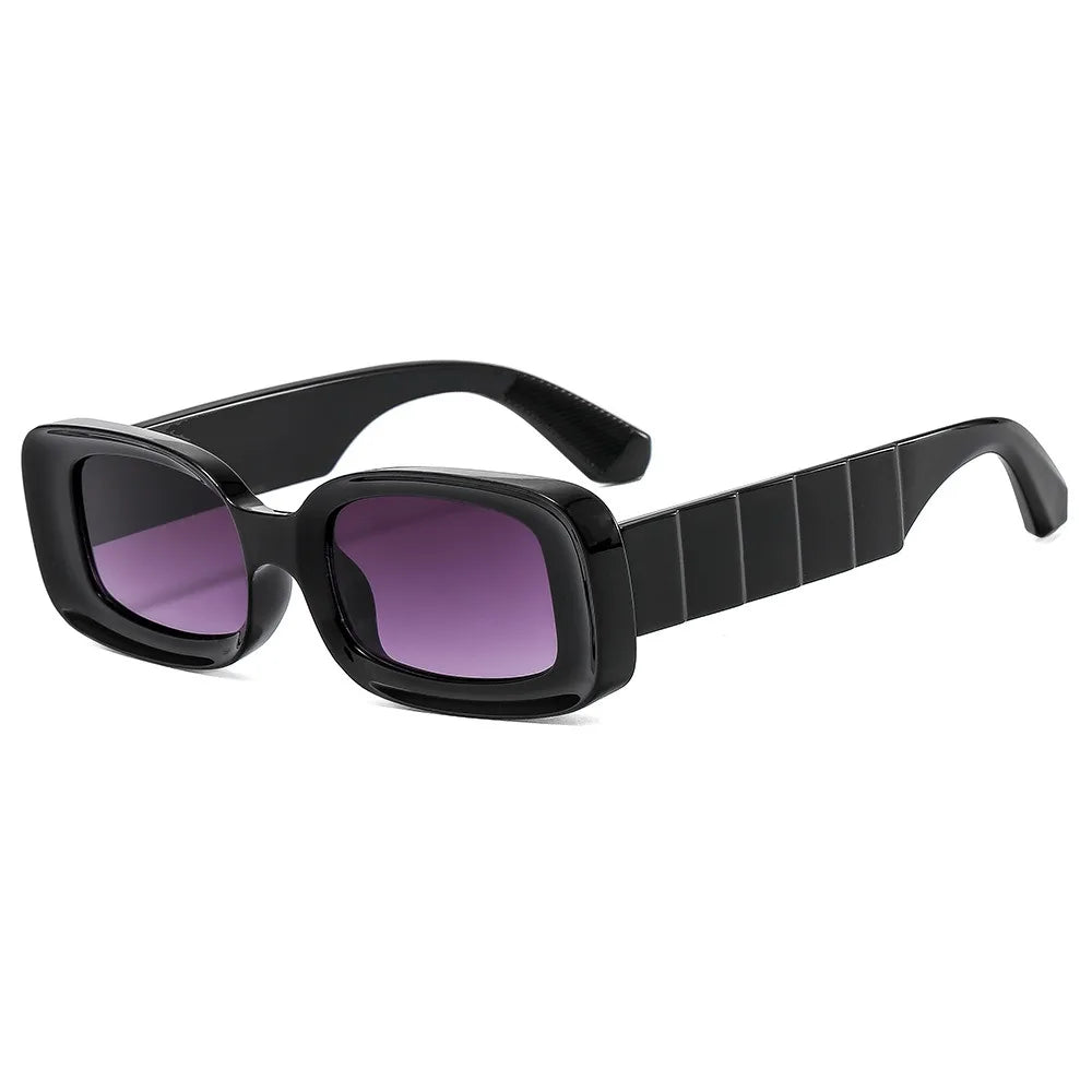 Trendy Hip Hop Small Square Sunglasses Candy Color Vintage Cool UV400 Protection Sun Glasses Fashion Traveling Eyeglasses Unisex For Women Men Outdoor Fishing