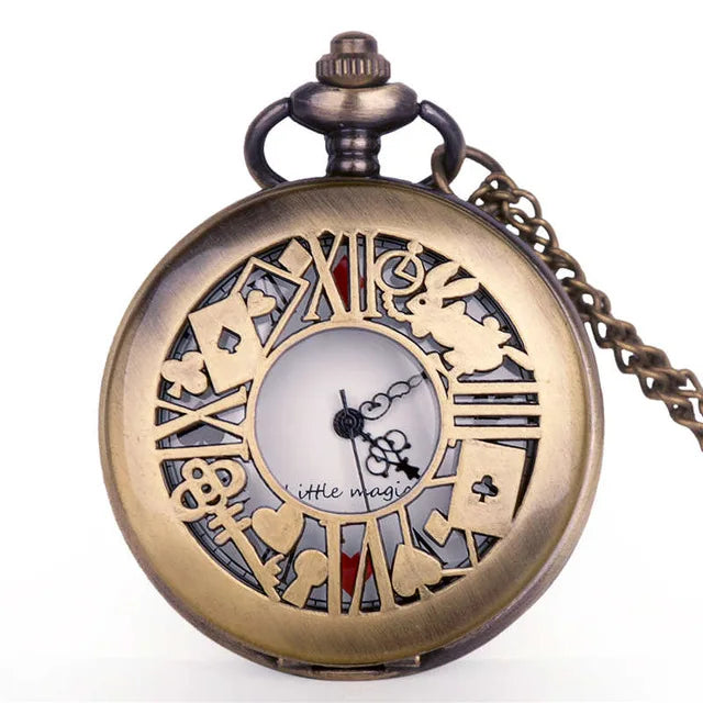 New Arrival Vintage Quartz Pocket Watches for Women Men Kids Analog Pendant Necklace Fob Watch Chriatmas Birthday Gift