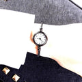 YIKAZE Women Watches Small Gold Bangle Bracelet Watch Stainless Steel Retro Ladies Quartz Wristwatch Clock Fashion Dress Watch mbzr