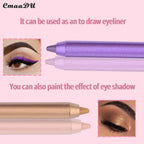 Waterproof Eyeliner Pencil Set A Combination of Multiple Colors Creates The Perfect eye Makeup Shimmering Multi-Color Eyeshadow mbzr
