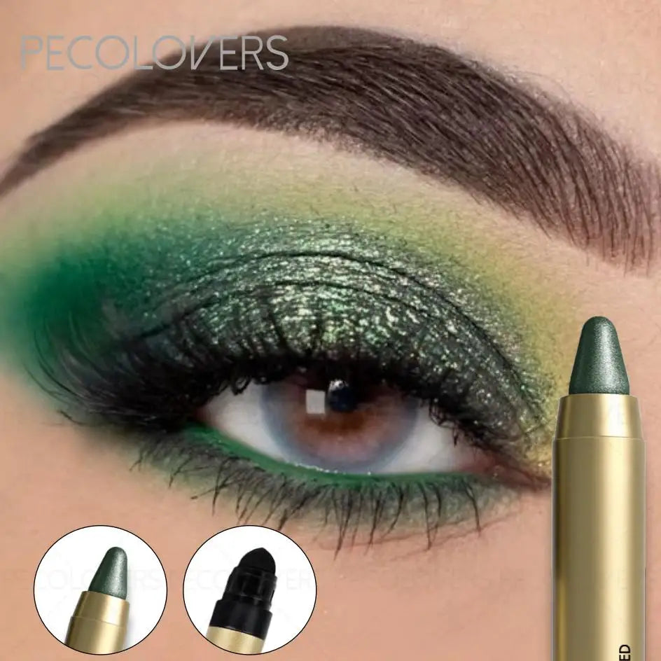 3D Eye Makeup Eyeshadow Stick, Matte and Shimmery Textures, Perfect for , Eye Brightener Stick Highlighter Eye Liner Pen mbzr