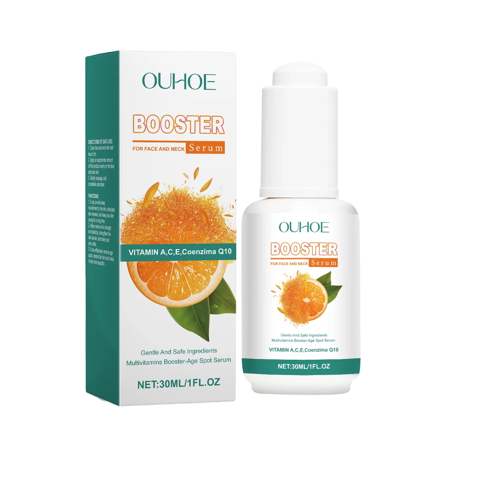 Face Serum Moisturizing Brightning Vitamin C Orange Extract Facial Serum Deep Moisturizer Skin Care Hydrating Nourishing 30ml mbzr