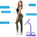 1PC Home Fitness Resistance Bands Set - 4 Elastic Pull Ropes for Full Body Workout Abdominal Exercise Rowing & Other Fitness Activities Strength And Flexibility Enhancer mbzr