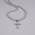 Sterling Silver Cross Pendant Necklace Couples Unisex USA Ship