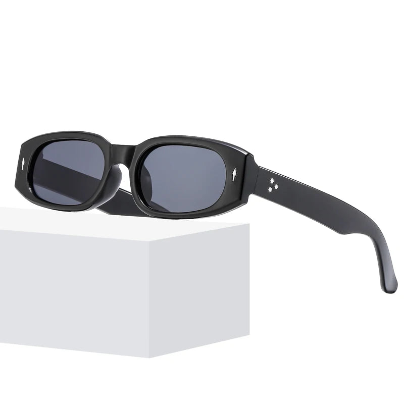 Small Frame Rivet UV Protection Sunglasses for Women