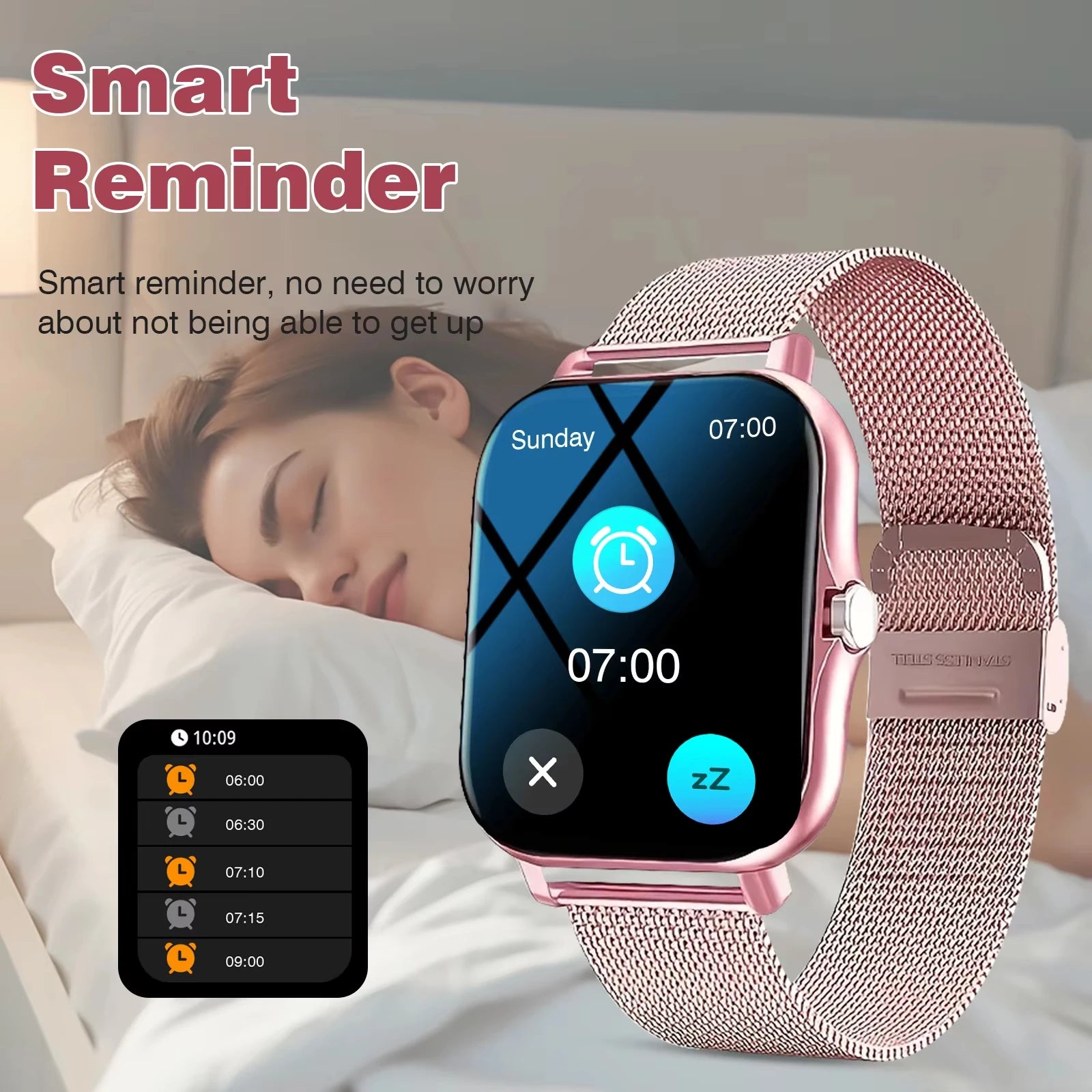 New Bluetooth Call Smart Watch Information Push Men Women Health Monitoring Watch Pedometer Smart Watch For Android IOS