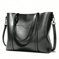 Women's Vintage Faux Leather Bucket Tote Bag & Satchel
