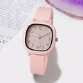 1/3/10PCS Fashion Silicone Band Women Quartz Watches Set Casual Arabic Dial Wristwatch for Girls Clock Reloj Hombre（Without Box） mbzr