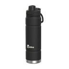 Vacuum Insulated Stainless Steel Water Bottle with Straw Leak Proof Wide Mouth Durable Handle BPA Free Travel Hiking Sports 24oz mbzr