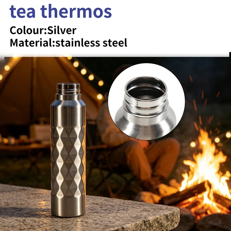 1000Ml Single-Wall Stainless Steel Water Bottle Gym Sport Bottles Portable Cola Beer Drink Bottle mbzr