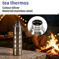 1000Ml Single-Wall Stainless Steel Water Bottle Gym Sport Bottles Portable Cola Beer Drink Bottle mbzr