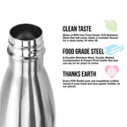 500ml Thermos For Sport Bottles Double-Wall Insulated Vacuum Flask BPA Free Thermos Stainless Steel Water Bottle Cola Water Beer mbzr