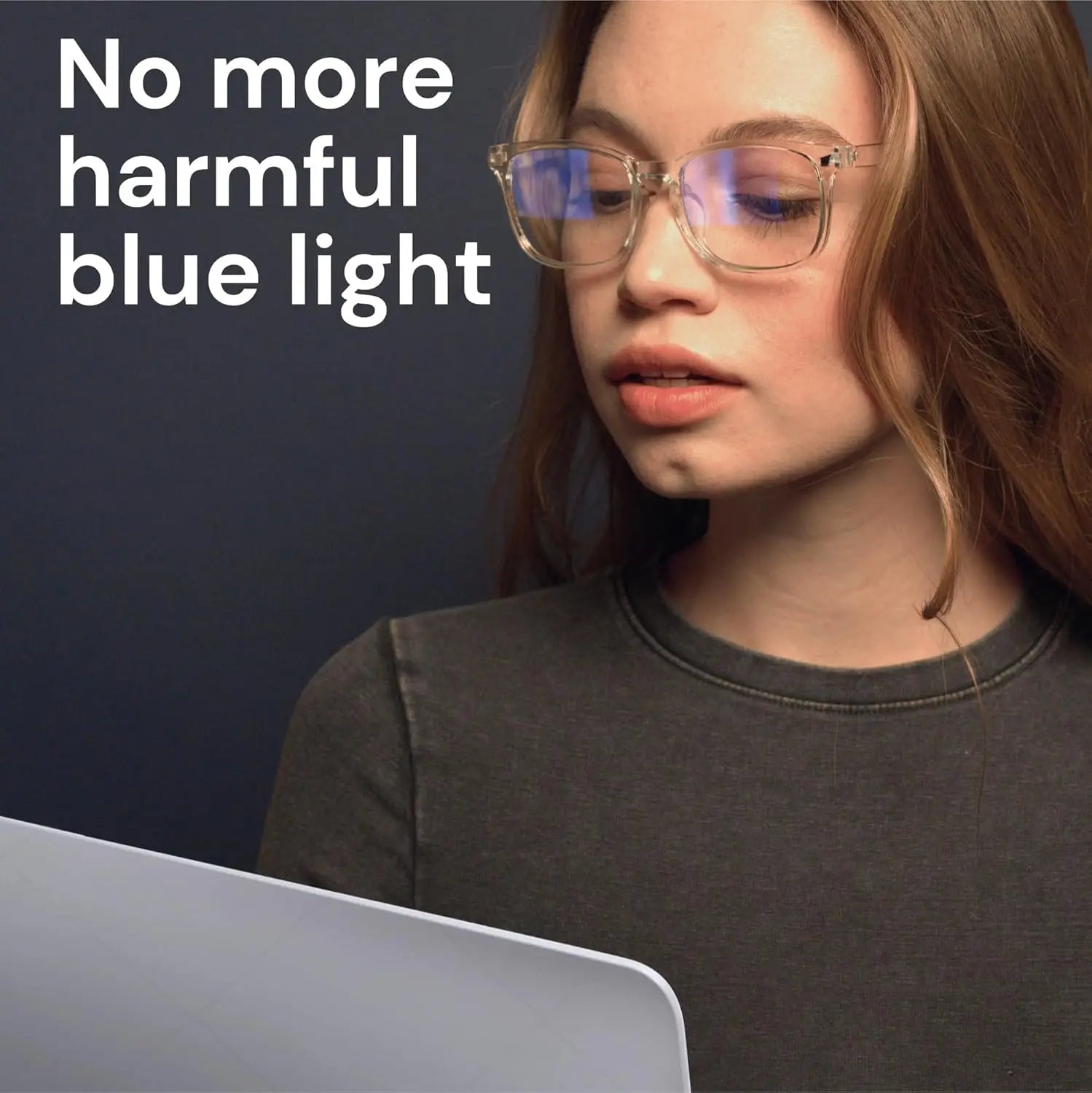 Clear Blue Light Glasses for Computer & Gaming - Anti UV, Scratch-Resistant, Comfort Fit mbzr