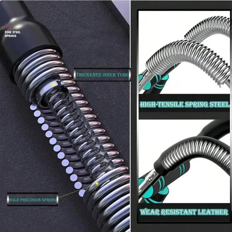 Adjustable Shaker Twister Arm Trainer, Chest & Forearm Workout Equipment, Home Fitness Strengthener for Arm Exercise mbzr