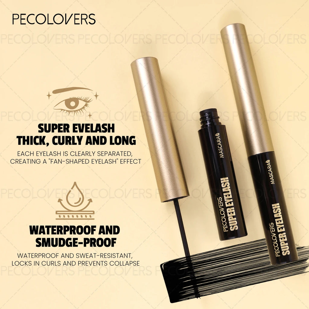 3pcs/Set Glitter Eye Shadow+Mascara +Eyeliner Sharp Headed Shimmer Eyeshadow WaterproofEyelashes Black Liquid Eyeliner mbzr