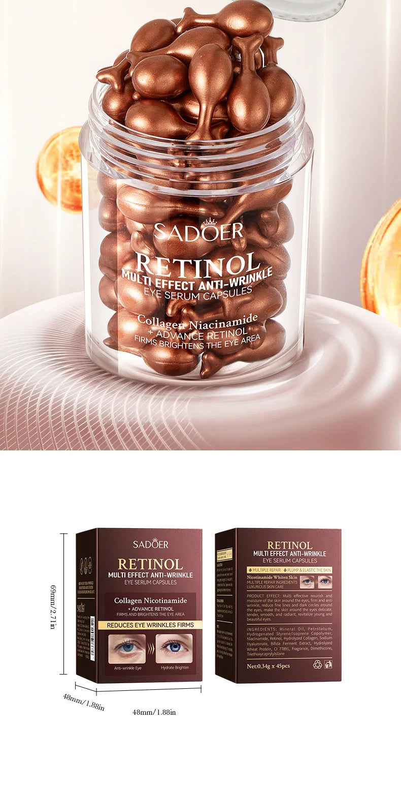 Retinol Anti Wrinkle Firming Capsule Cream Moisturizing Face Cream mbzr