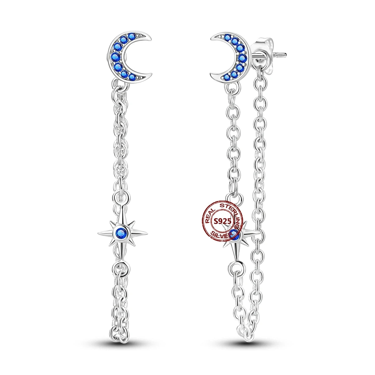 Fine Jewelry 925 Silver Rose Gold Plated Zircon Sparklin Hoop Earrings For Women mbzr