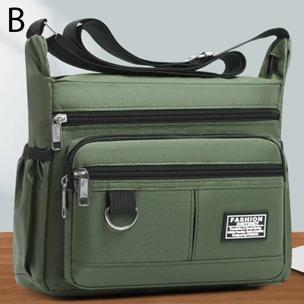 Men's Oxford Crossbody Bag – Multi-Pocket Business Shoulder mbzr
