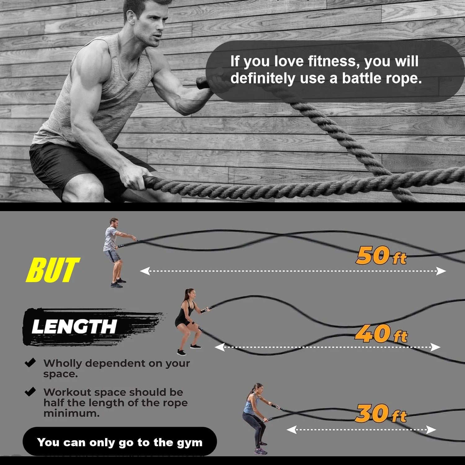 New Upgraded Spring Rubber Coated Ropeless Battle Rope Unisex Portable Detachable Fitness Elastic Stick Full Body Workout Fat Burning Core Training Home Gym Outdoor Sports Exercise Resistance Training Stick for Men Women Begi mbzr