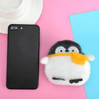 Soft Little Penguin Plush Kawaii Wallet Coin Purse with zipper mbzr