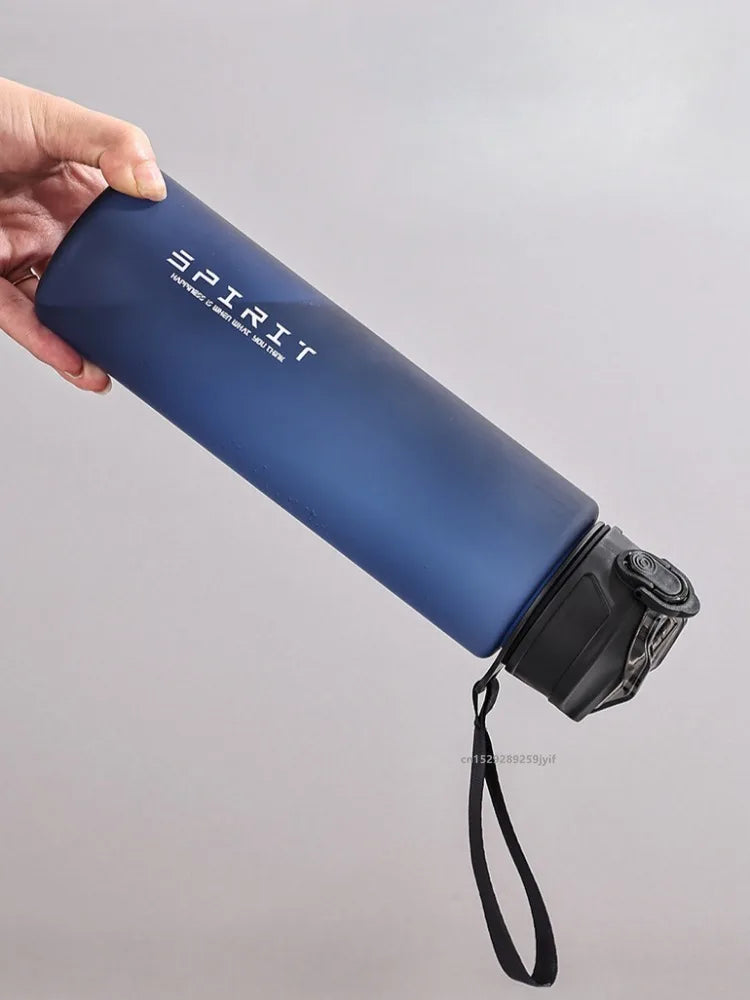750ml Water Bottle with Straw Time Marker Large Capacity Motivational Plastic Leakproof Water Jug for Gym Travel Outdoor Sports mbzr