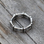 Stainless Steel Vintage Rock Hip Hop Bones Rings Unisex