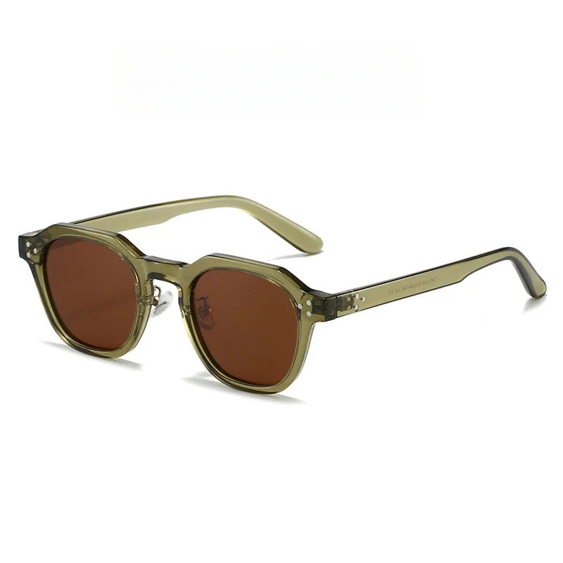 Retro Polarized Sunglasses Men Ultralight TR90 Frame Polygon Women Sun Glasses Outdoor High Quality Travel Eyewear Gafas De Sol
