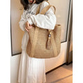 Arrival Fashionable Woven Beach Tote Bag With Elegant Design For Travel Or Daily Use Bohemian Style Shoulder Hand Bag With Tass mbzr