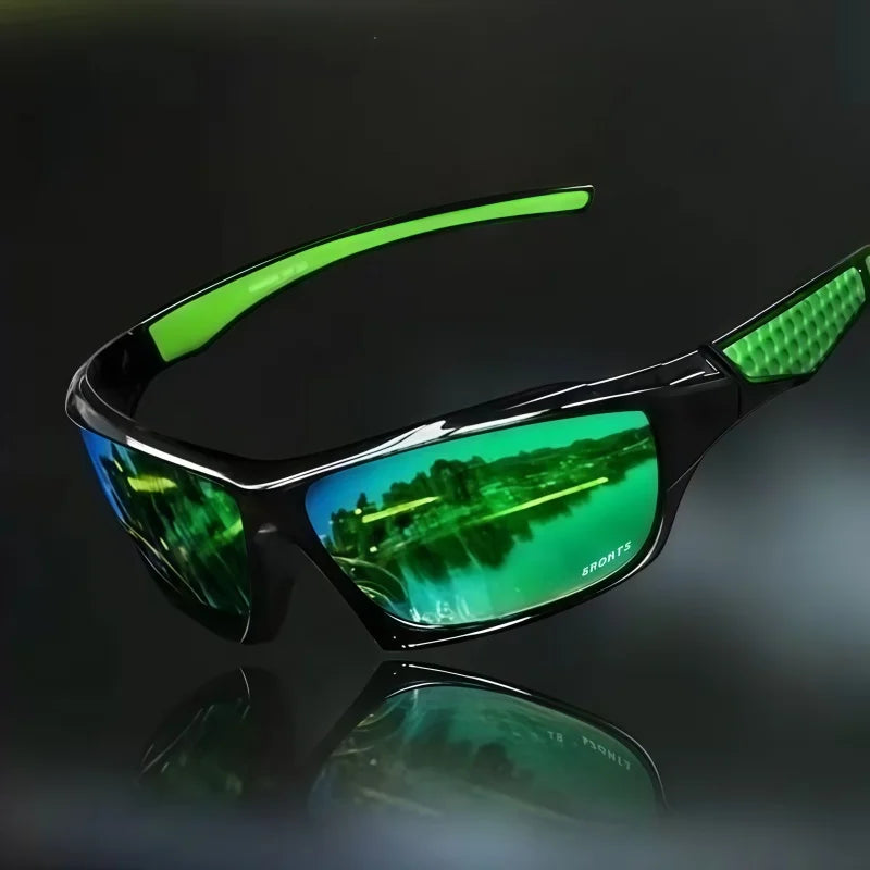 1Pc men's sports sunglasses UV protection, fishing driving sunglasses, unisex outdoor sports sunglasses sunglasses