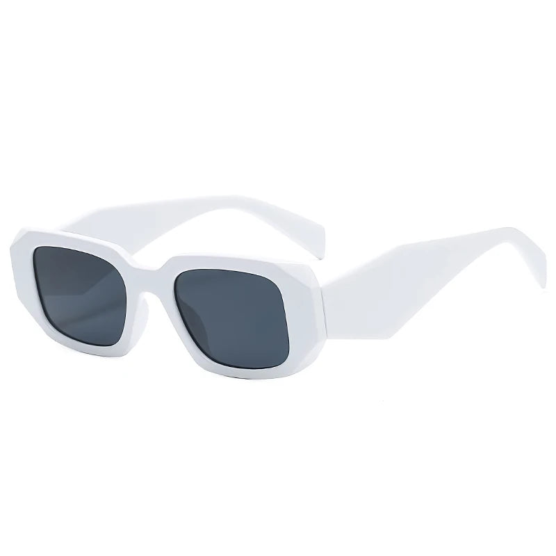 Vintage Brand Fashion Small Square Casual Sunglasses for Women Retro Unique Legs Eyewear UV400 Sun Glasses Ideal for Outdoor Travel Daily Wear Beach Trips Driving and All Kinds of Summer Outdoor Activities