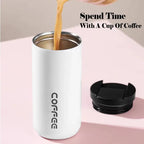 Stainless Steel Coffee Thermos Bottle Thermal Mug Leakproof Car Vacuum Flasks Coffee Cup Travel Portable Insulated Bottles mbzr